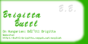 brigitta buttl business card